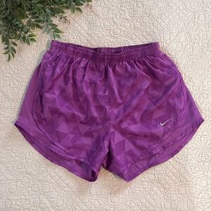 Nike: Women’s Dri Fit Running Shorts With Built in Briefs Size Small